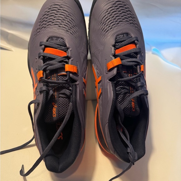 Asics Gray and Orange Solution Speed FF men’s size 11.5 main image 4